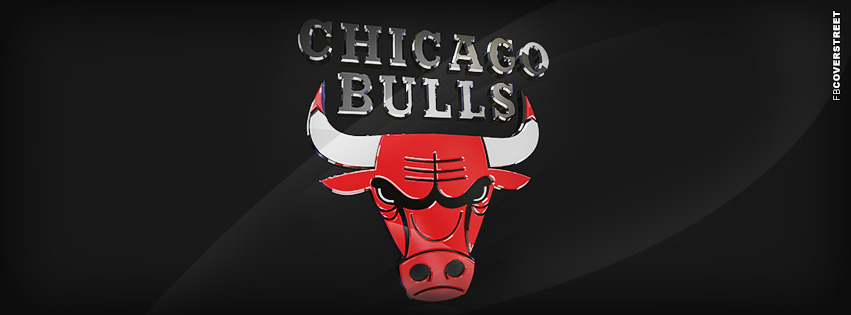Chicago Bulls Modern Logo  Facebook Cover