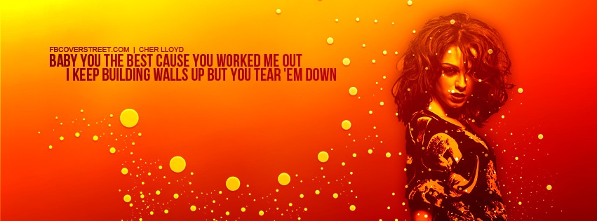 Cher Lloyd With Ur Love Quote Facebook Cover