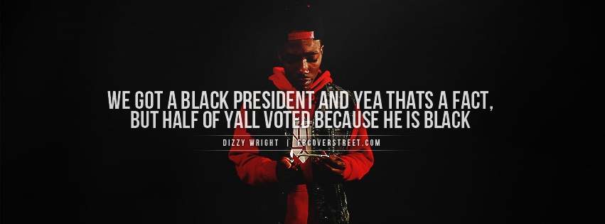Dizzy Wright Black President Facebook cover