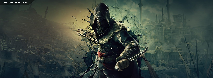 Assassins Creed Revelations Abstract Ezio Auditore Facebook Cover