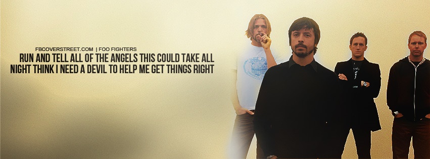 Foo Fighters Learn To Fly Quote Facebook cover