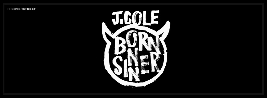 J Cole Born Sinner Album Logo Facebook Cover