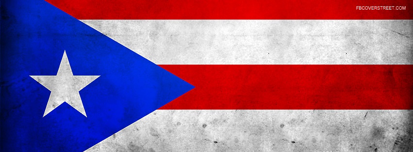 Puerto Rican Flag 3 Facebook Cover