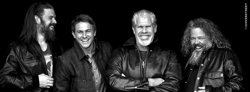 Opie Jax Clay and Bobby Sons of Anarchy Cast Facebook Cover