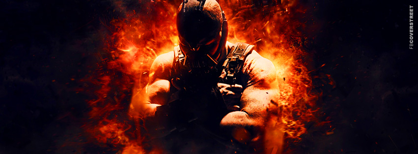 The Dark Knight Rises Bane Explosion Movie Facebook Cover