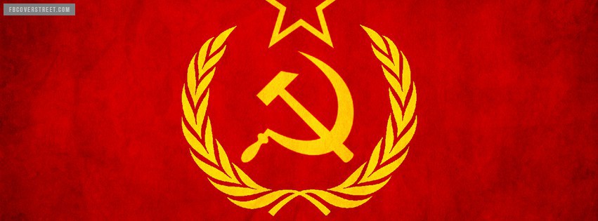 Soviet Union USSR Flag Facebook Cover