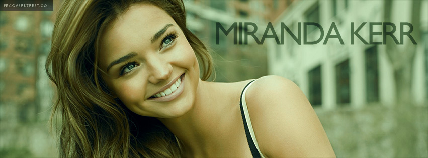 Miranda Kerr Cute Smile Facebook cover