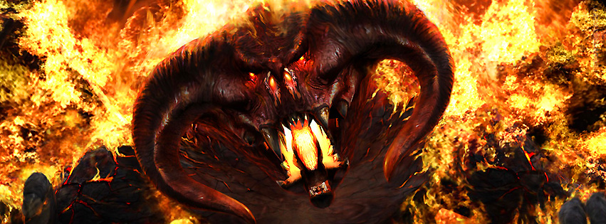 Diablo Demon  Facebook Cover