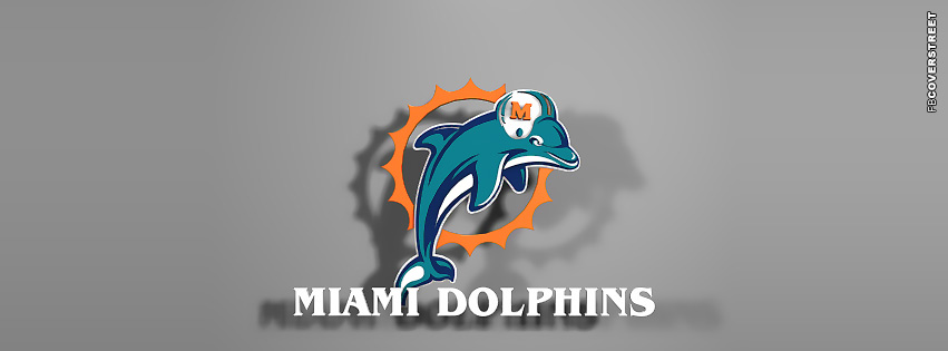 Miami Dolphins 3D Logo Facebook Cover
