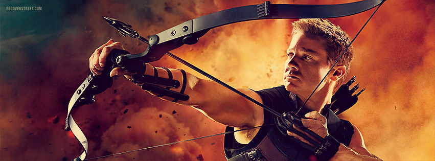 The Avengers Hawkeye Facebook cover