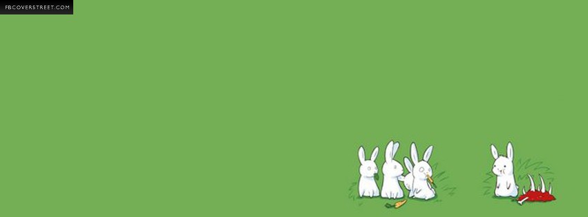 Meat Eating Bunny  Facebook Cover