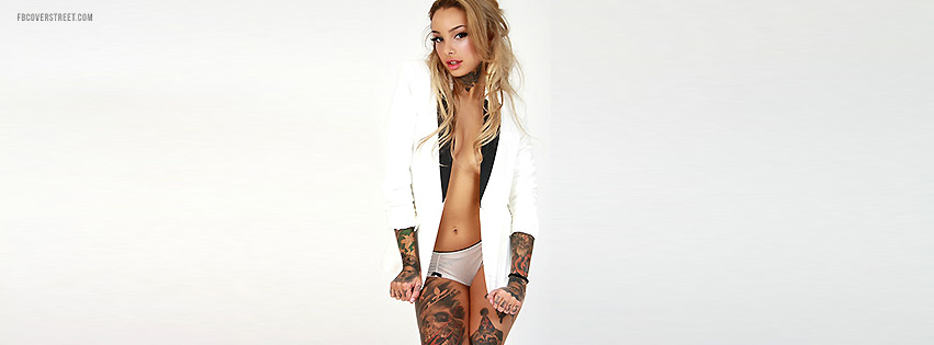 Hot Tattooed Girl Facebook Cover