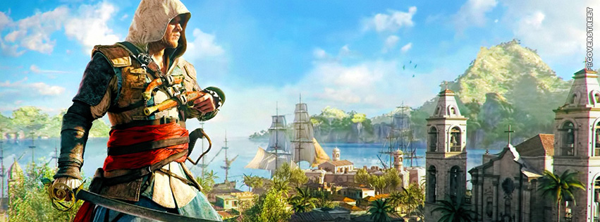 Assassins Creed Black Flag Scenery  Facebook Cover