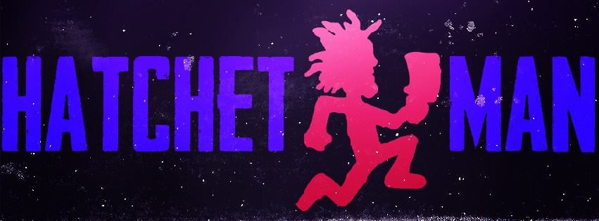 Hatchet Man Logo Purple & Pink Facebook cover