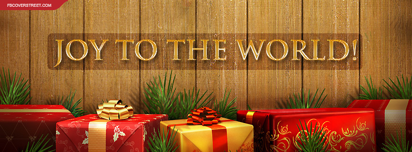 Joy To The World Quote Facebook cover