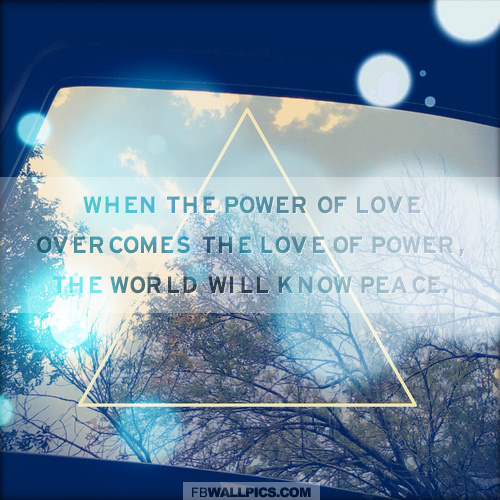 The Power of Love Jimi Hendrix Quote Facebook Pic