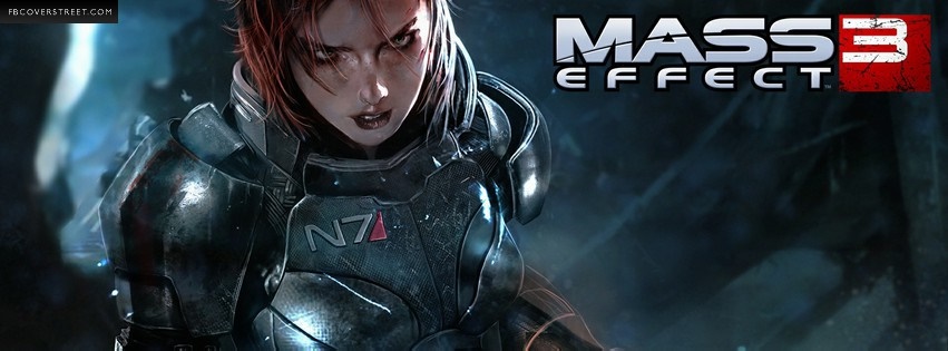 Female Shepard Mass Effect 3 Facebook Cover