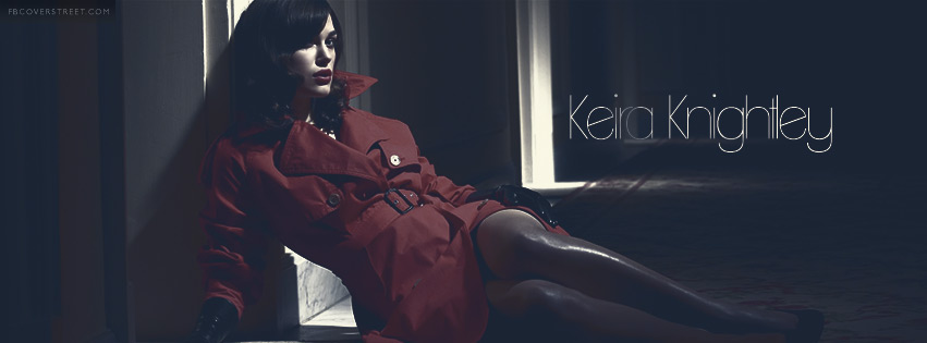 Keira Knightley Acress Facebook cover