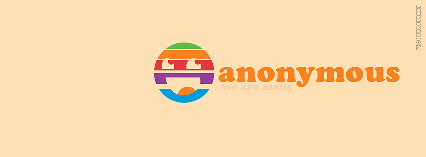 Anonymous We Are Many Meme Face  Facebook cover