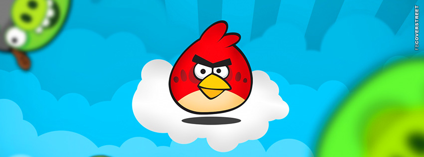 Angry Birds Red Bird  Facebook cover
