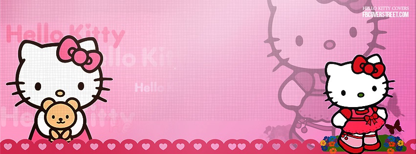 Hello Kitty 5 Facebook cover