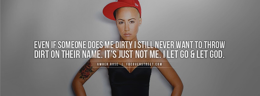 Amber Rose Facebook Covers - FBCoverStreet.com