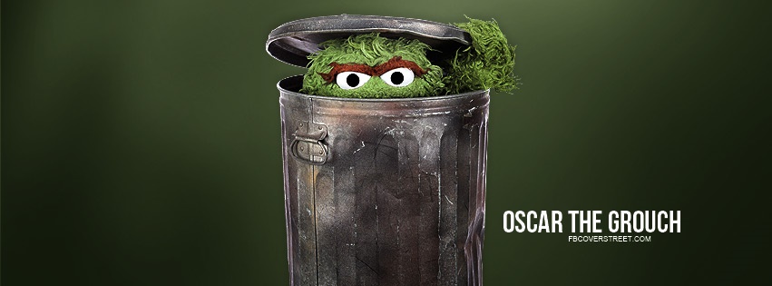 Oscar The Grouch Sesame Street Facebook cover