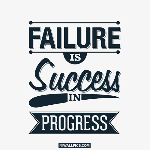 Failure Is Success In Progress  Facebook picture