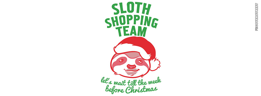Sloth Shopping Team  Facebook cover