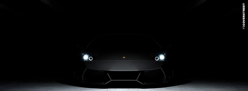 Dark Lamborghini  Facebook cover