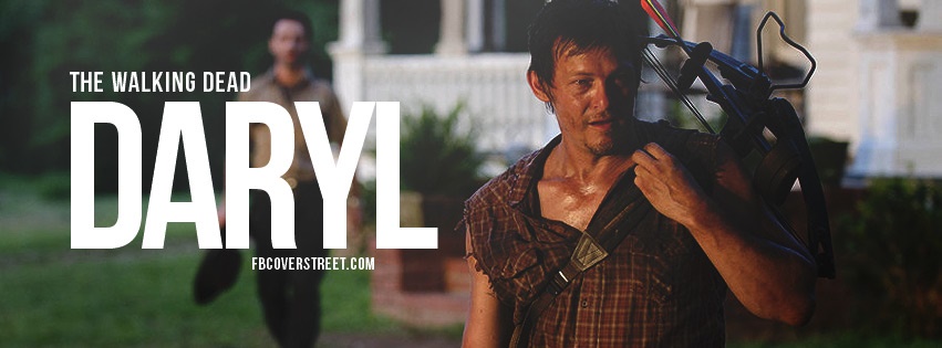 Daryl The Walking Dead Facebook cover