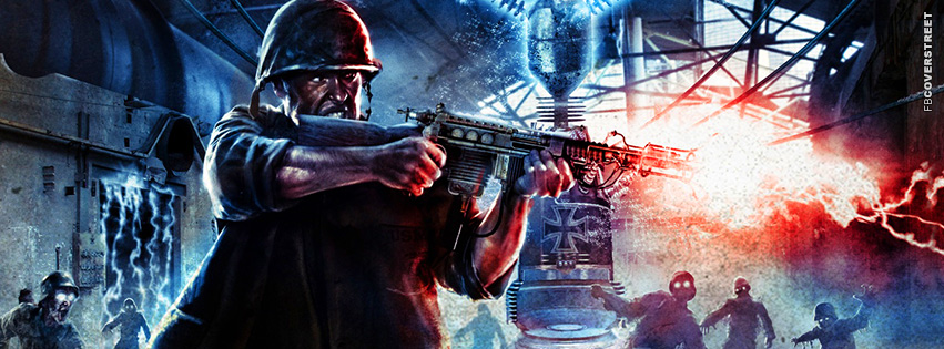 Call of Duty World At War Zombies Artwork  Facebook Cover