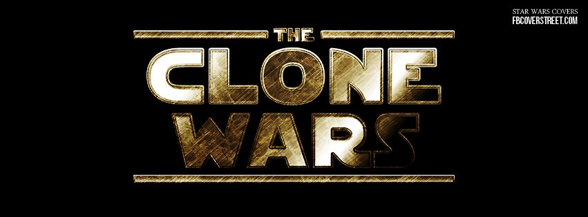 Clone Wars Logo Facebook cover