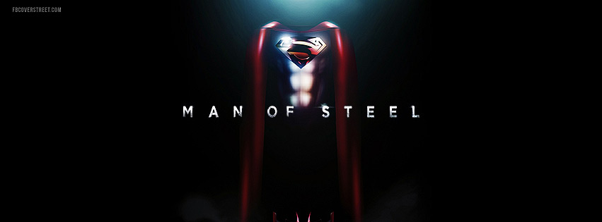 Superman Man of Steel Facebook Cover