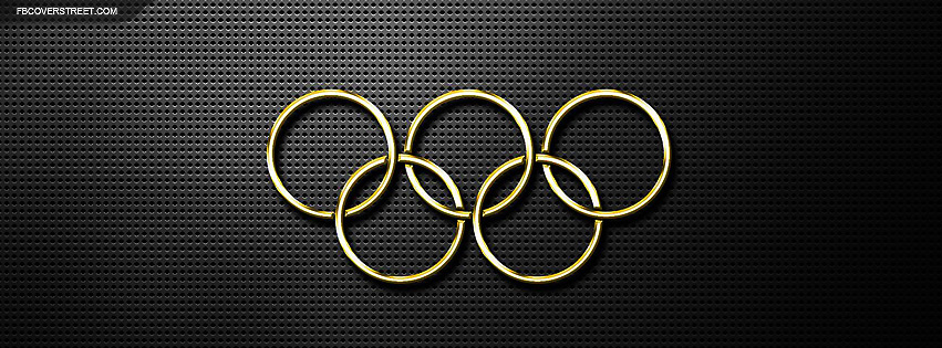Olympic Gold Rings Facebook cover