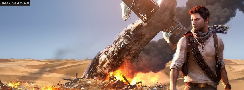 Uncharted 3 Drakes Deception Poster 1 Facebook cover