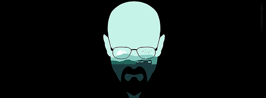 Heisenberg Walter White Vector Face Facebook Cover
