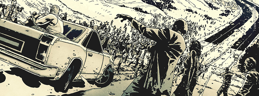 The Walking Dead Comic Strip  Facebook Cover