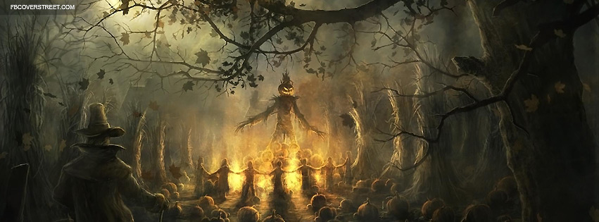 Crazy Scarecrow Cult Gathering Thing idek wtf Facebook cover