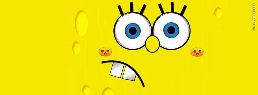 Spongebob Worried Face  Facebook Cover
