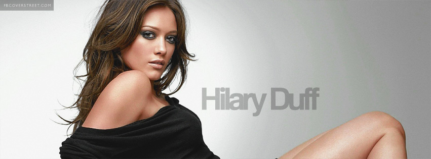 Hilary Duff Modeling Facebook Cover