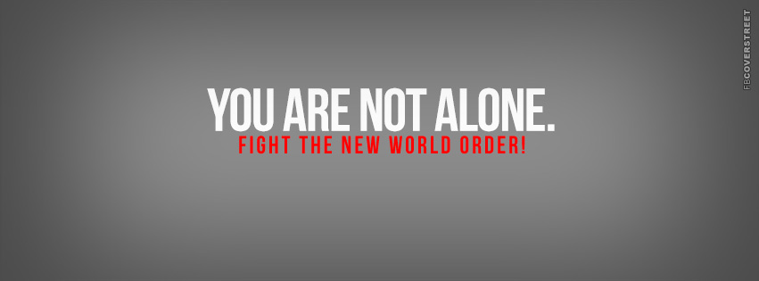 You Are Not Alone  Facebook cover