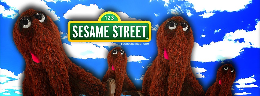 Snuffleupagus Sesame Street Facebook cover