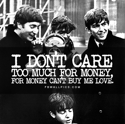 The Beatles Cant Buy Me Love Lyrics Facebook picture