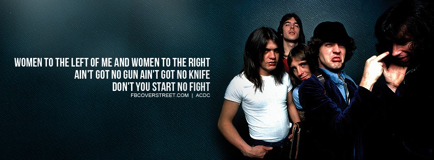 ACDC TNT Quote Facebook cover