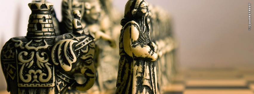 Sculpted Chess Pieces  Facebook Cover