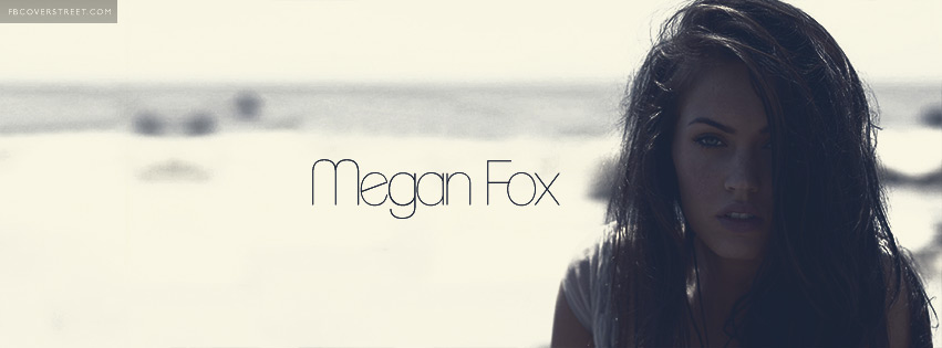 Megan Fox Model Actress Facebook cover