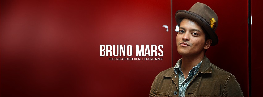 Bruno Mars Facebook cover
