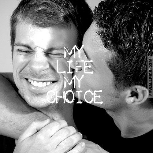 My Life My Choice Gay Pride Quote Facebook picture