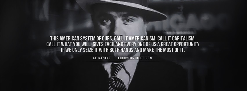 Al Capone Americanism Facebook cover